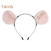 2Pcs/Set Imitation Mouse Ear Tail Set Animal Ear Headband Adjustable Waist Belt Tail Costume Accessories Christmas Cosplay Props