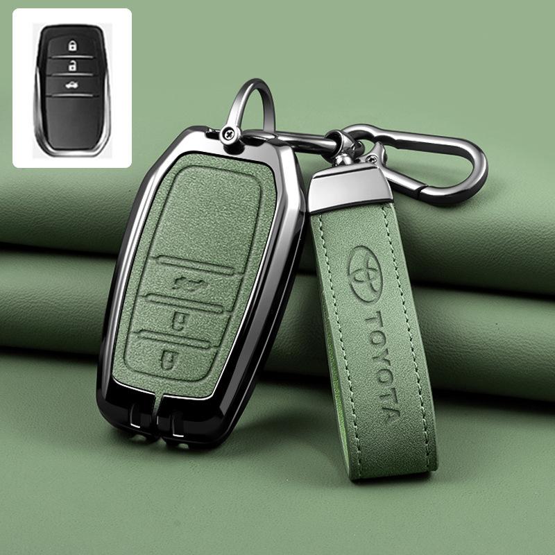 Чехол-брелок для ключа автомобиля для Toyota Land Cruiser 200 Prado Crown TLK 200 Yaris Cross Hilux Innova Rav4 Fortuner Camry 55 50 Брелок