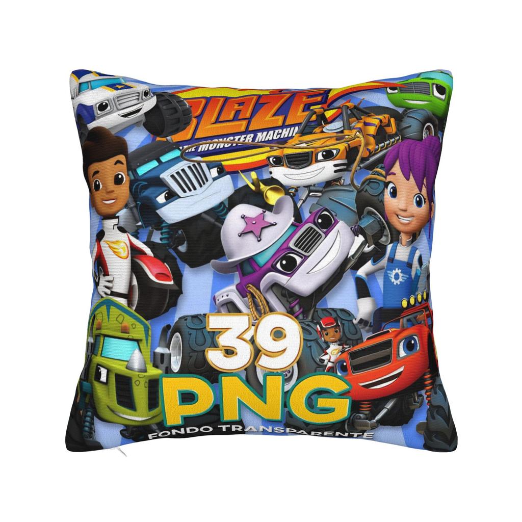 Decorative Pillowcase Blaze and the Monster Machines Merch Sofa Pillow Case Cover Drop Shipping Multiple Sizes