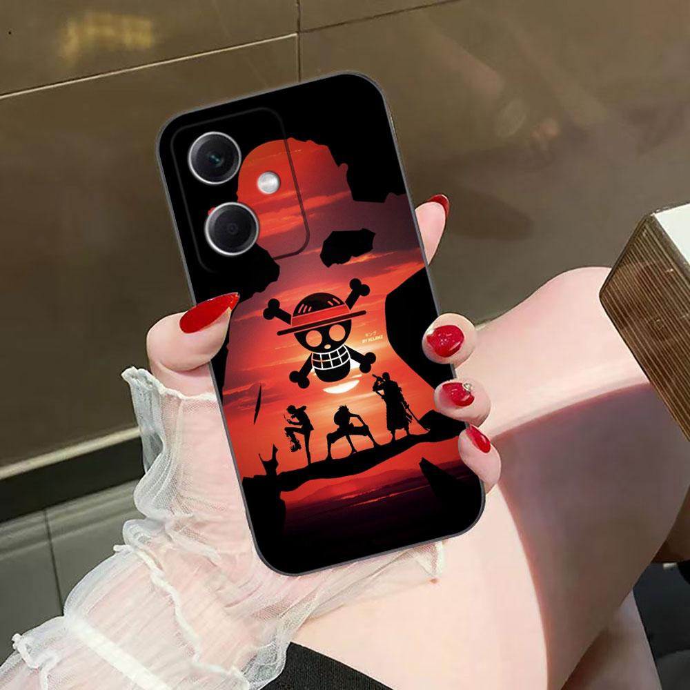 Anime One Piece Luffys Phone Case For Redmi Note 15 14 13 12 12S 11 11T 11S 10 9T 9 Pro Silicone Case Funda DIY Shell Capa Cover