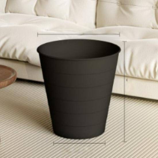 Spiral Trash Can - Lidless, Simple Round Design for Home & Bathroom