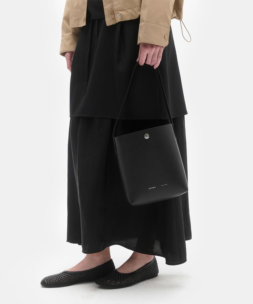 Herma Small Cabas Shoulder Bag Black