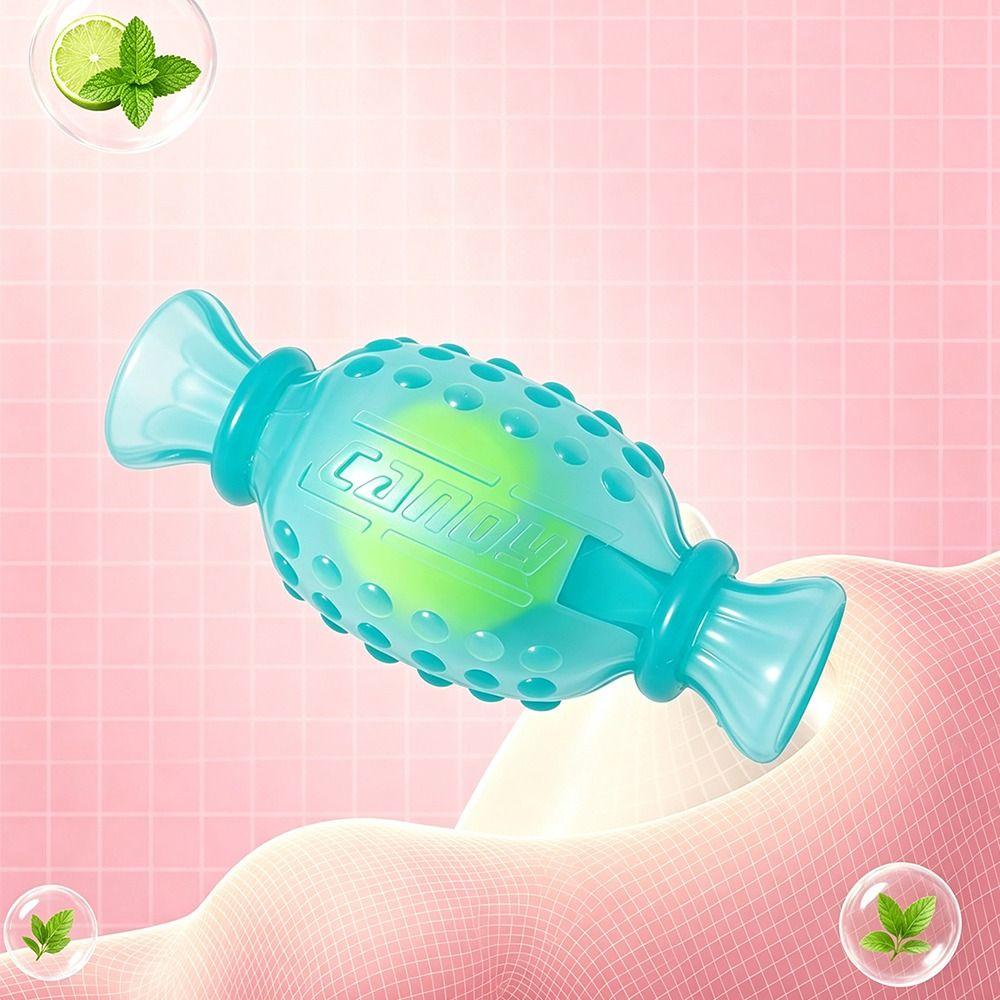 TPR Dog Glowing Candy Toy Candy Shape Candy Shaped Pet Toy New Puppy Teething Toy for Dogs