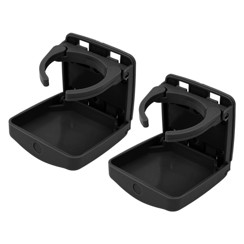2pcs Foldable Car Cup Holder Vehicle Door Drink Holder with Screws for Marine Suv Van Boat