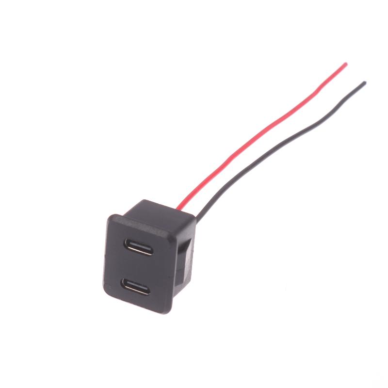 1/3 шт. Розетка с разъемом для кабеля, двухслойная, USB-гнездо, гнездо Type-C и гнездо для зарядки USB-лампы