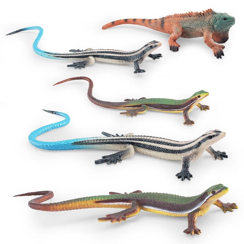 Simulated Amphibian And Reptile Model, Lizard, Chameleon, Bipedal, Snake Grass, Lizard, Tricky Decoration, Static Ornament