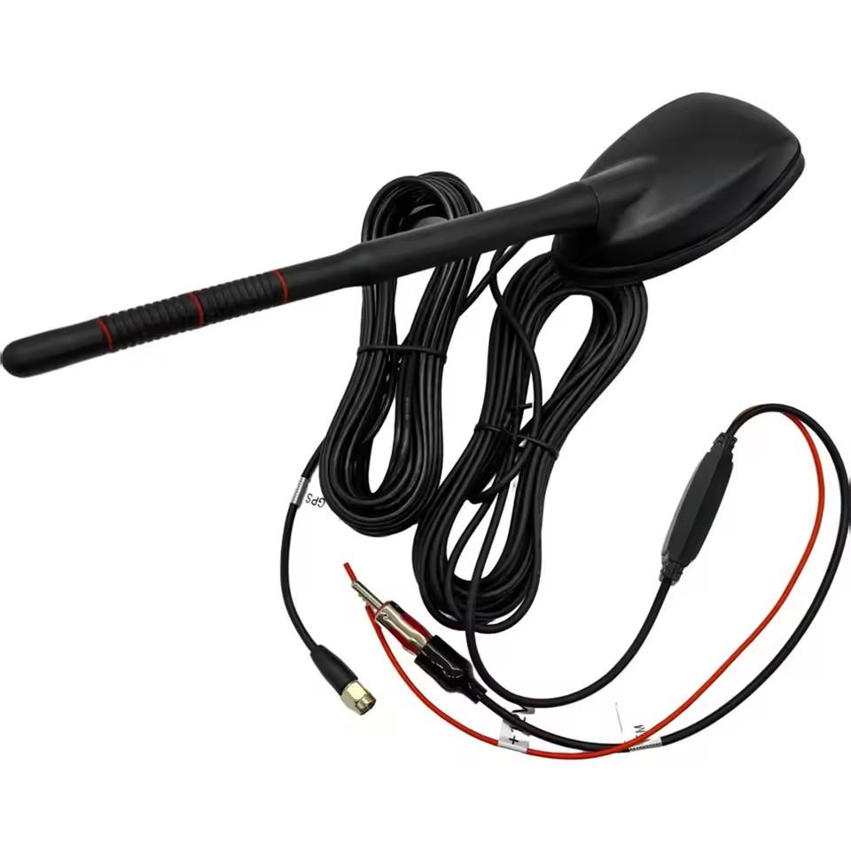 Автомобильная DAB+GPS+FM Антенна Активная Усиленная Крепление на Крышу Водонепроницаемая Пылезащитная Универсальная Активная Антенна Крепление на Крышу Ante