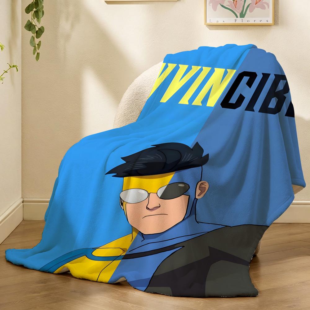 Invincible Throw Lightweight 240g Flannel Blanket Soft Skin-friendly for Summer Cooling