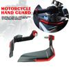 Ветрозащитная универсальная защита руля 7/8" для мотоцикла, скутера, горного электровелосипеда, защита тормозного рычага с алюминиевым ребром жесткости