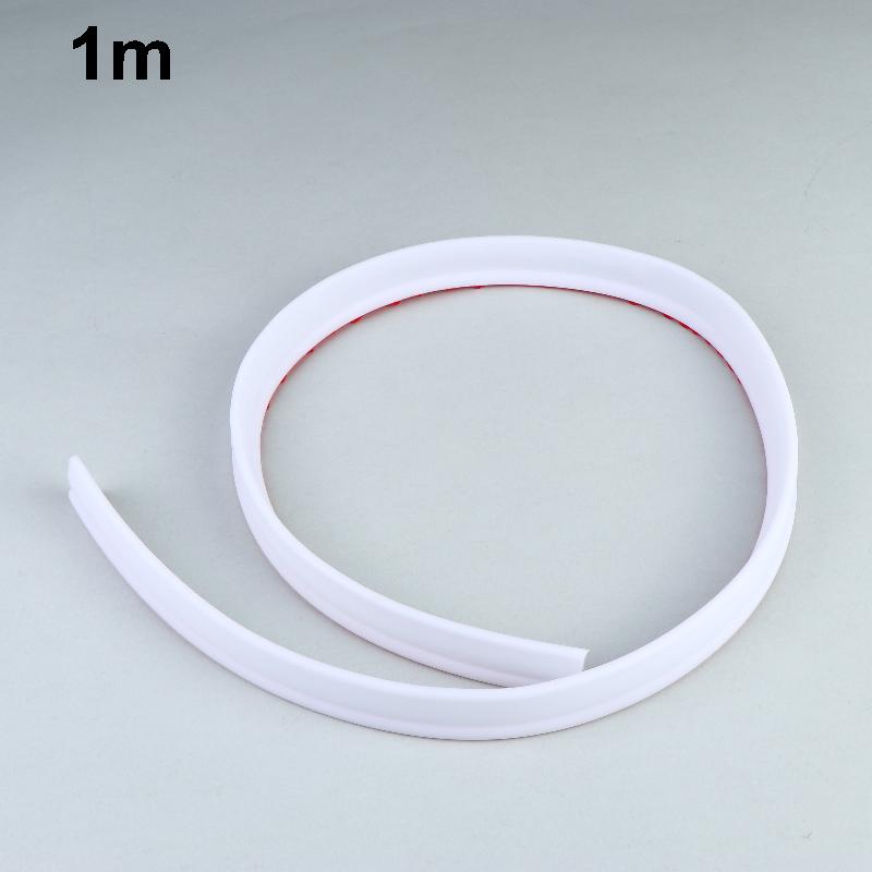 1Pcs 1/2M Bathroom Shower Water Stopper Dam Barrier Seal Strip PVC Self-adhesive Practical Accessories