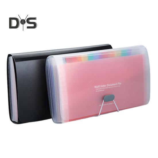 13-карманная папка-гармошка для файлов формата A4 Letter, большая емкость, держатель для бумажных документов, водонепроницаемый расширяющийся органайзер для файлов для школьных канцелярских принадлежностей