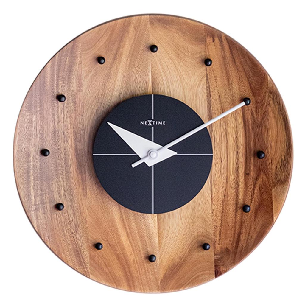 El Commune Wall Clock Nel Black NXT-J038
