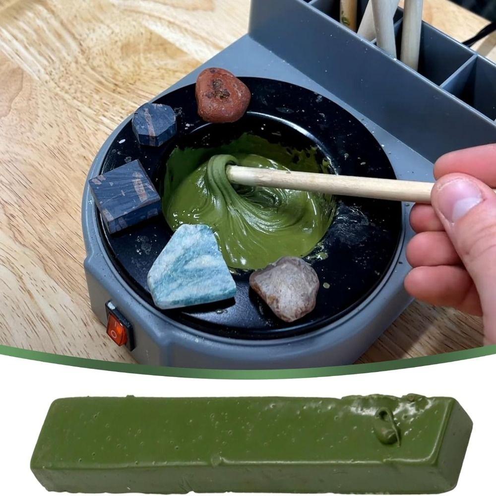 Воск зеленый DOP Wax Fit Green Dop Wax Lapidary DOP Wax For Lapidary Cabachon Forming Cutting