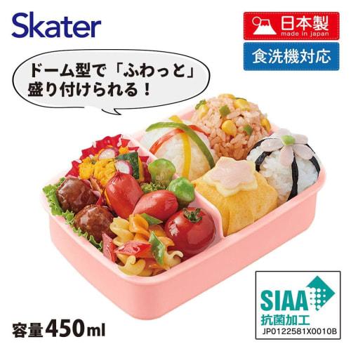 Skater Children's Lunch Box, 1 Tier, 450ml, Fluffy Dome Shape, Snoopy 80s Cafe, Antibacterial, For Children, Made In Japan RBF3ANAG-A