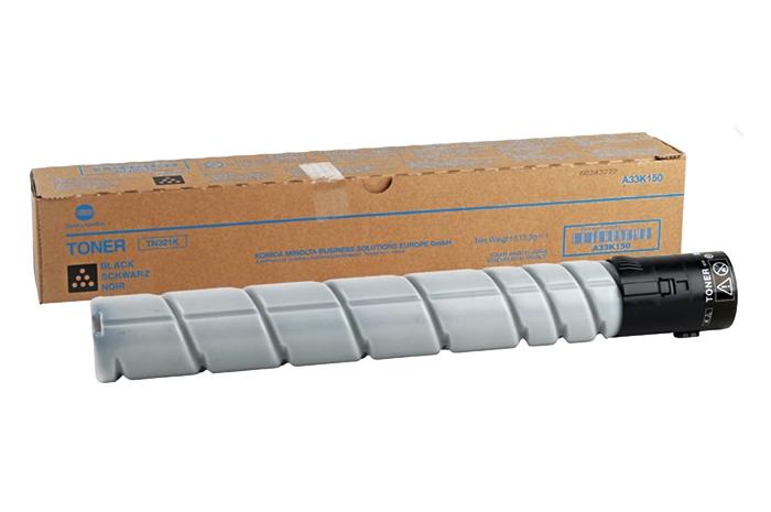 Original Toner Black Konica Minolta Bizhub C224, C284, C364 (TN321K, TN-321K, A33K150)