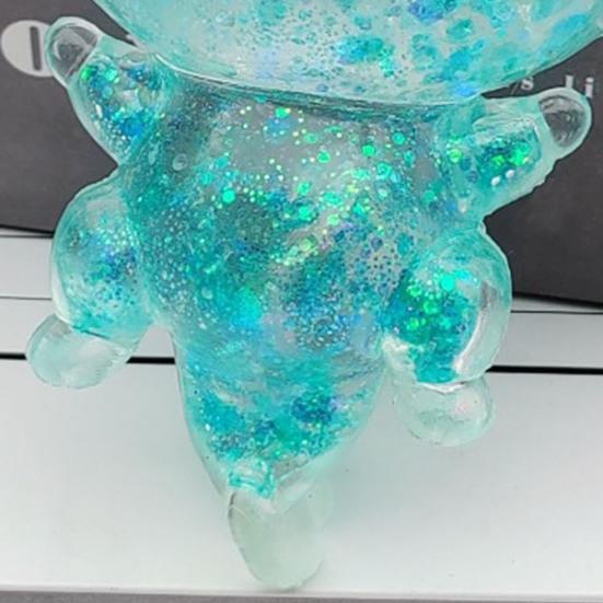 Прозрачная блестящая игрушка-саламандра для снятия стресса, мультяшная саламандра, сенсорная