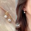 2pcs Fashion Rhinestones Earrings for Women Party Golden Color Irregular Geometry Twist Earrings Statement Jewelry