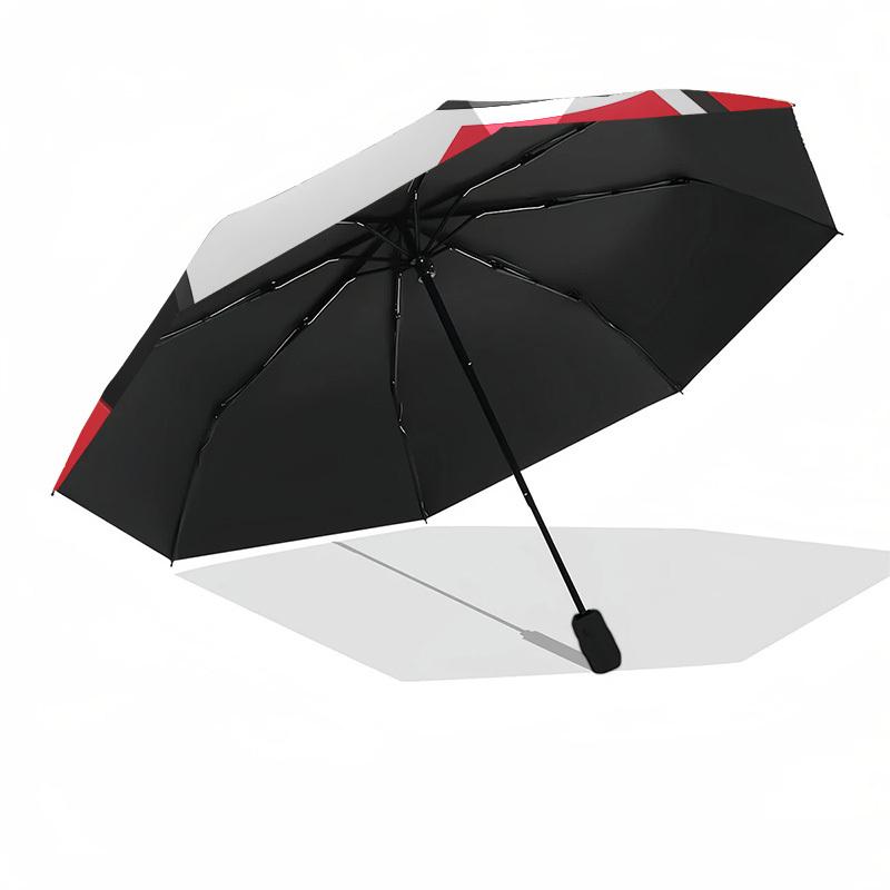 River Plate, Badge Automatic Opening and Closing, 8 rib Structure Portable Umbrella, Suitable for Men and Women in All Seasons Perfect Gift