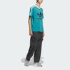 adidas Мужская спортивная футболка в полоску с логотипом Originals, топы, арктический синий IW6311