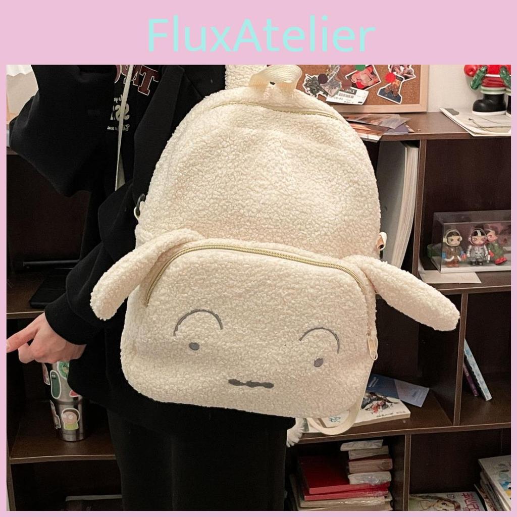 Плюшевый рюкзак с тематикой Shinchan Crayon Nohara Shiro, аниме-периферия, школьный рюкзак