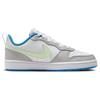 Nike Кроссовки Court Borough Low Recraft GS Light Iron Ore Vapor Green Kids серо-бело-голубые DV5456-005