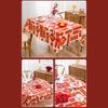 Thickened Chinese New Year Table Cloth PEVA Red Festive Table Cloth  New Year Party Supplies
