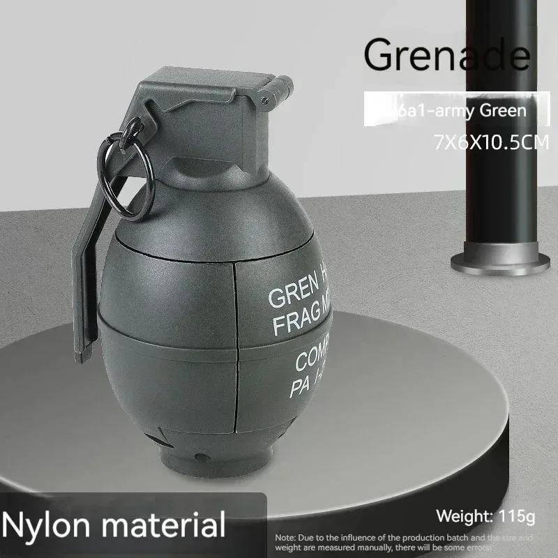 1/3 шт. Модель нейлоновой гранаты M26a2, Игрушка-граната, Модель гранаты для страйкбола, Ударопрочная, Многоразовая, Гелевый шарик, Конфетти, Мука