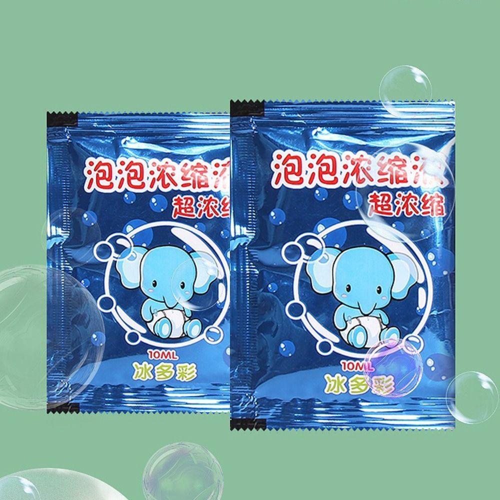 Soap 10ml Concentrated Bubble Solution Pouch Bubble Supplement Bubble Maker