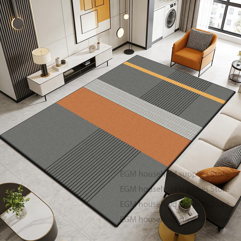 Modern Nordic Carpet Light Luxury Living Room Decor Bedroom large area Floor Mat Home Study Lounge Minimalist Style Rug washable