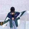 Spring Mens Varsity Jackets Women Windbreaker Loose Patchwork Thin Casual Autumn Retro Casual Color Block College Coats Unisex