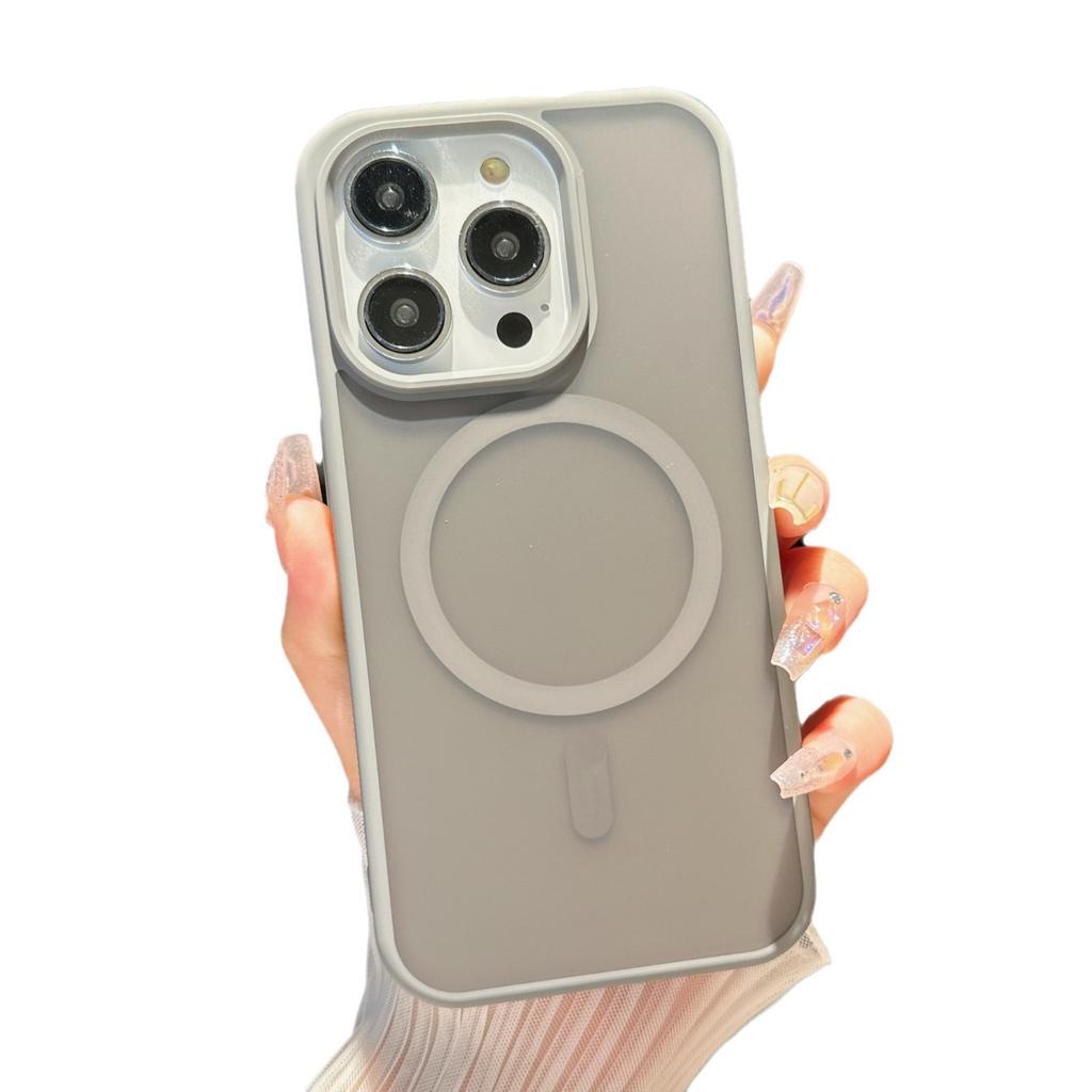 Применимо к iPhone16promax чехол-скин матовый магнитный чехол для мобильного телефона Apple 15 всесторонний персонализированный простой защитный чехол