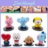 Bts Bt21 7 шт./набор Фигурки-украшения для детского монитора Топпер для торта Игрушки Подарок