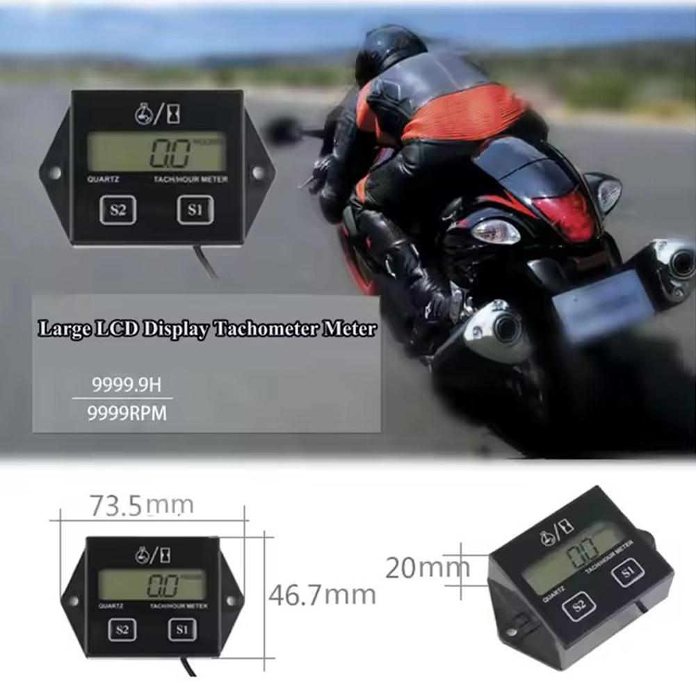 1 комплект бензиновый двигатель тахометр мотоцикл скорость таймер пляж велосипед моторная лодка газонокосилка универсальная версия