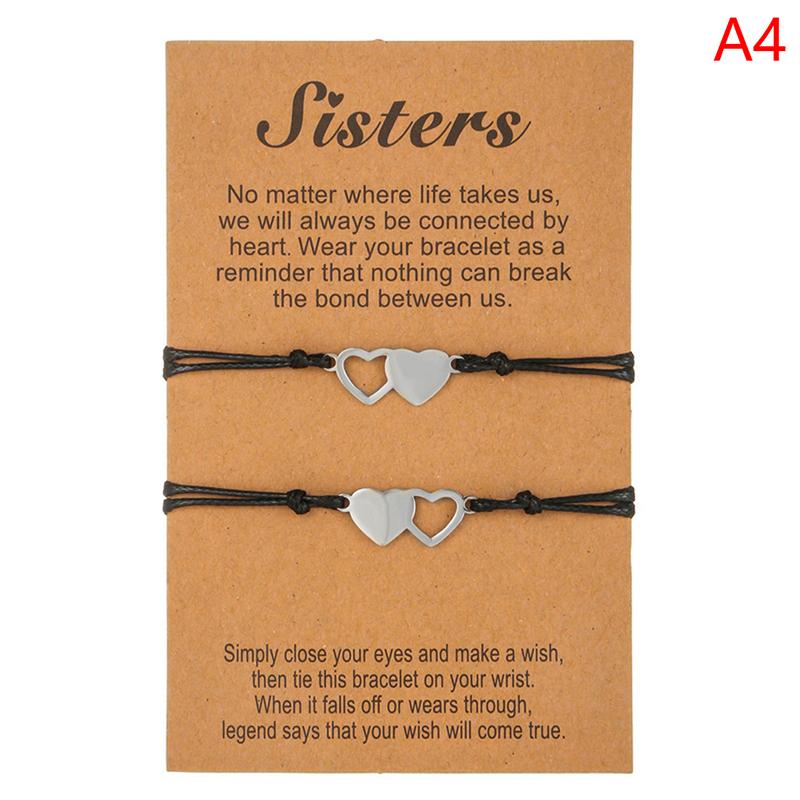 Браслеты Charm Friendship Sister Браслет Best Friend Sister с картой