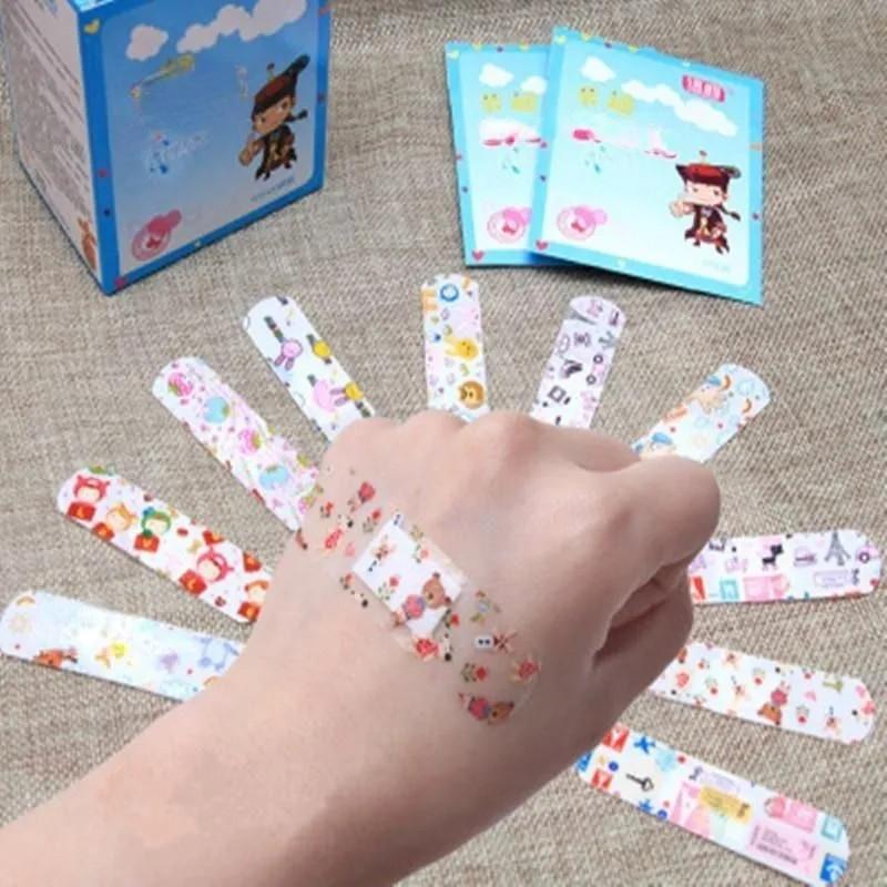 Мультяшный пластырь с животными для студентов, милый декоративный пластырь Q Edition, ПЭ, косметический пластырь, ОК, плотный, 20 шт. в упаковке