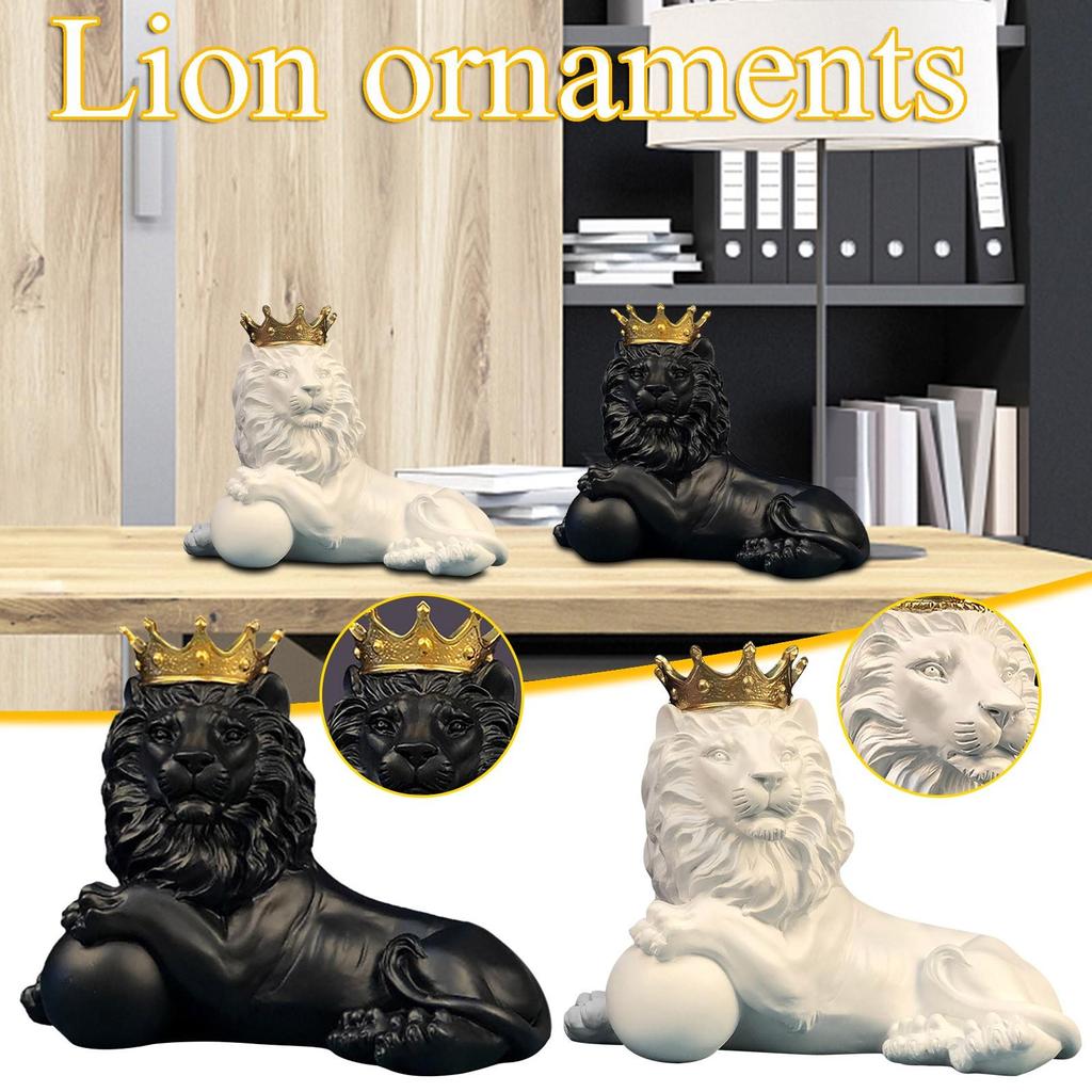 Ремесла из смолы Ци, скандинавское украшение для дома, украшение с короной, украшение для рабочего стола