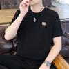 Повседневная модная летняя мужская футболка с коротким рукавом