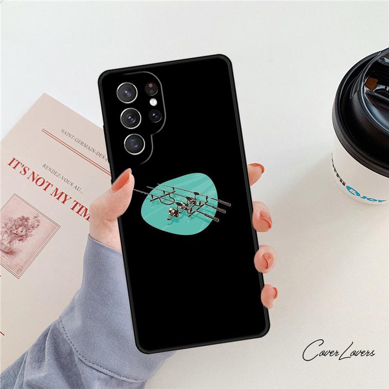 УДОЧКИ ДЛЯ ЛОВЛИ КАРПА чехол для телефона Для Samsung Galaxy S24 S25 S23 S22 Ultra Note 10 20 Plus S20 S21 FE Чехол