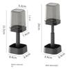 Adjustable Height Toothbrush Holder Dust Drainage Storage Box Toothbrush Organizer  Bathroom