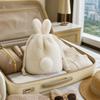 Fluffy Style Bunny Plush Pouch Large Capacity Rabbit Ear Bag  Cosmetic Storage