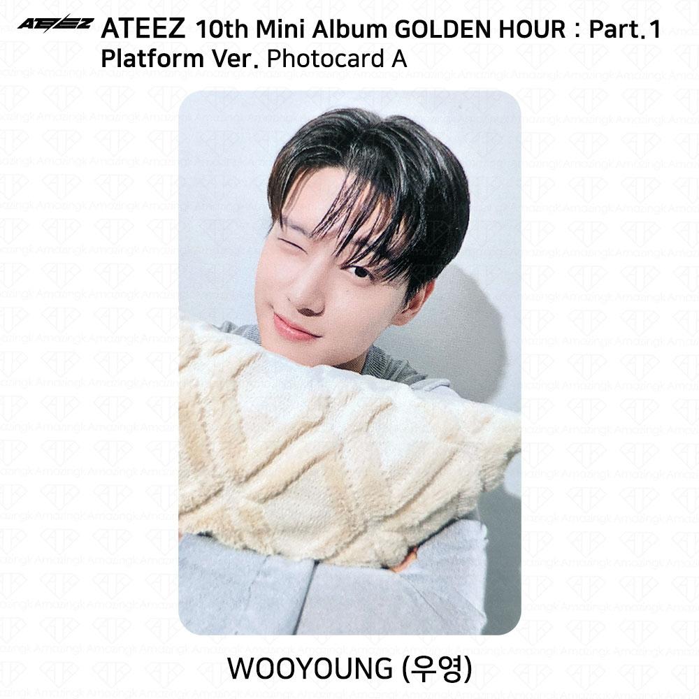 ATEEZ 10-й мини-альбом Golden Hour Part.1 Платформа Версия Мини-открытка для фотокарты KPOP