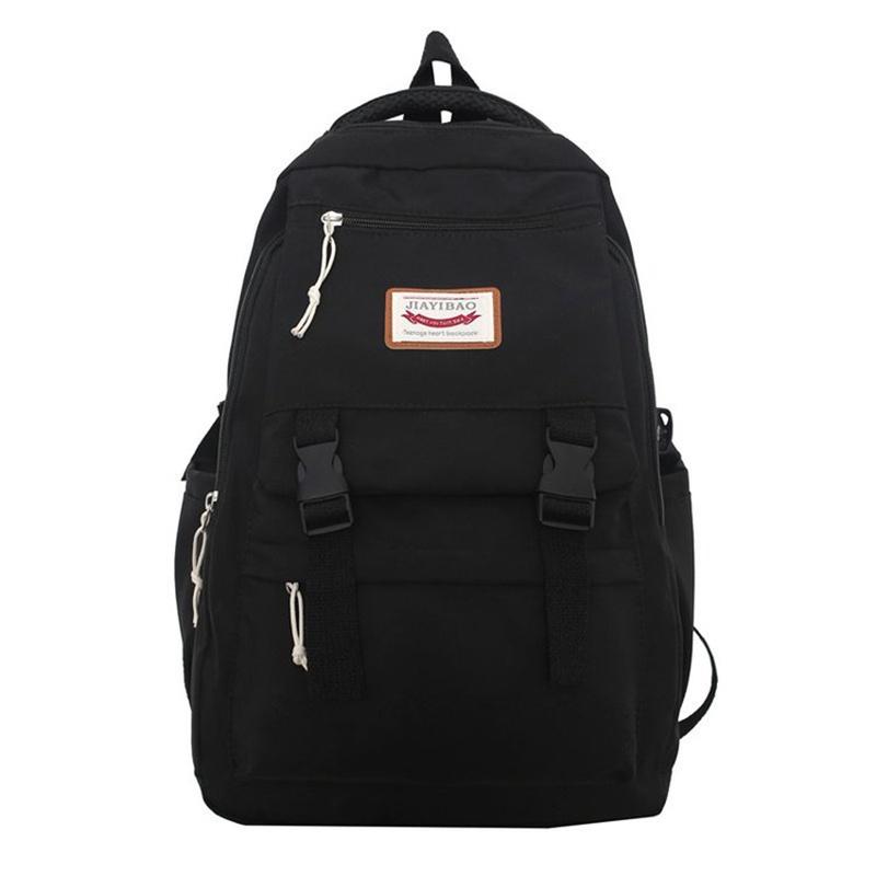 IELGY Large-capacity Waterproof Korean Style Backpack Female Student Casual Computer Bag Foreign Style All-match Backpack