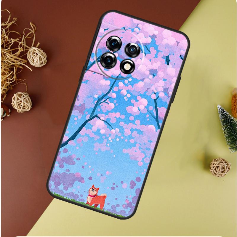 Animal Shiba Inu Dog For OnePlus 13 13R 12 12R 11 9 10 Pro 8T 9RT 10T 10R Nord 4 CE 2 3 Lite N20 N30 Phone Case