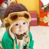 Осенне-зимняя детская шапка-шлем пилота с защитой ушей - Флисовая шапка Лэй Фэн в корейском стиле