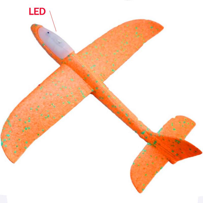 Children's 48cm/36cm Hand Thrown Glider Large Aircraft Foam Fall Proof Aircraft Toy Children Model Toy Gift 6