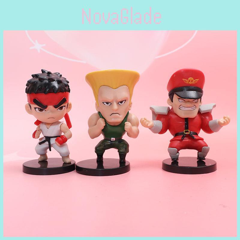 Набор ПВХ фигурок Street Fighter с коллекционными Чунь-Ли и Рю для любителей игр