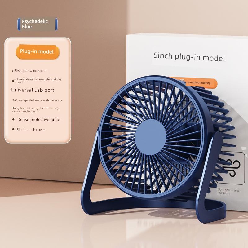 Desktop Small Fan, Ultra-Quiet Mini Fan for Office, Portable Desktop Small Fan for Students, Silent Mini Fan