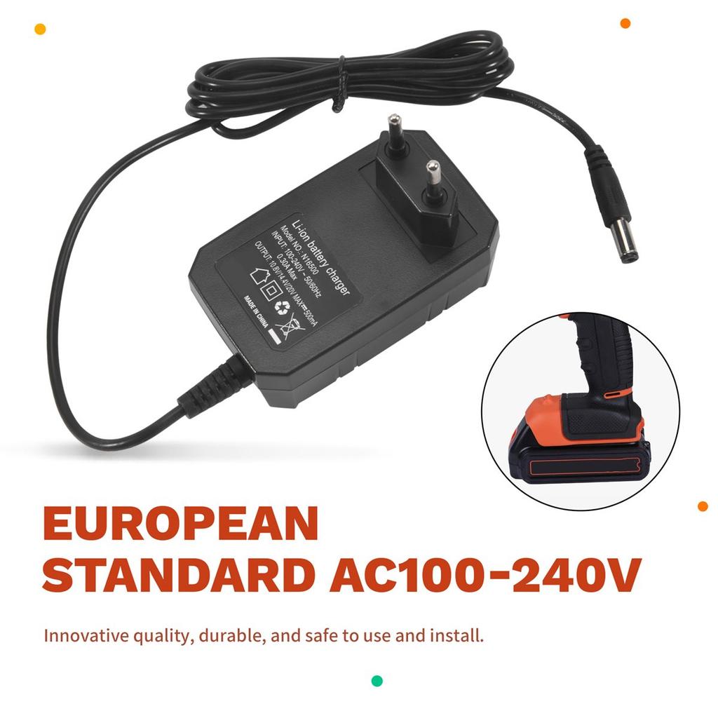 BHBL Li Battery Charger for 10.8V 14.4V 20V LBXR20 LB20 LBX20 LBX4020 Electric Drill Screwdriver Tool,EU Plug