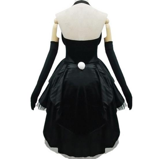 3 шт. женский костюм кролика-смокинга, платье, перчатки, повязка на голову, комплект для косплея на Хэллоуин