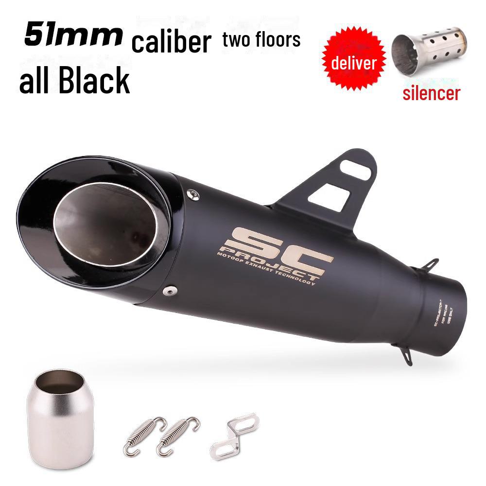 Ninja Z250/300/400 MT0709 R25/R3/R6 Street SC 2/3-Layer Motorcycle Exhaust Pipe